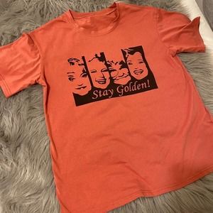 Golden Girls T Shirt Women's Large w/ Blanche Sophia Dorothy & Rose
